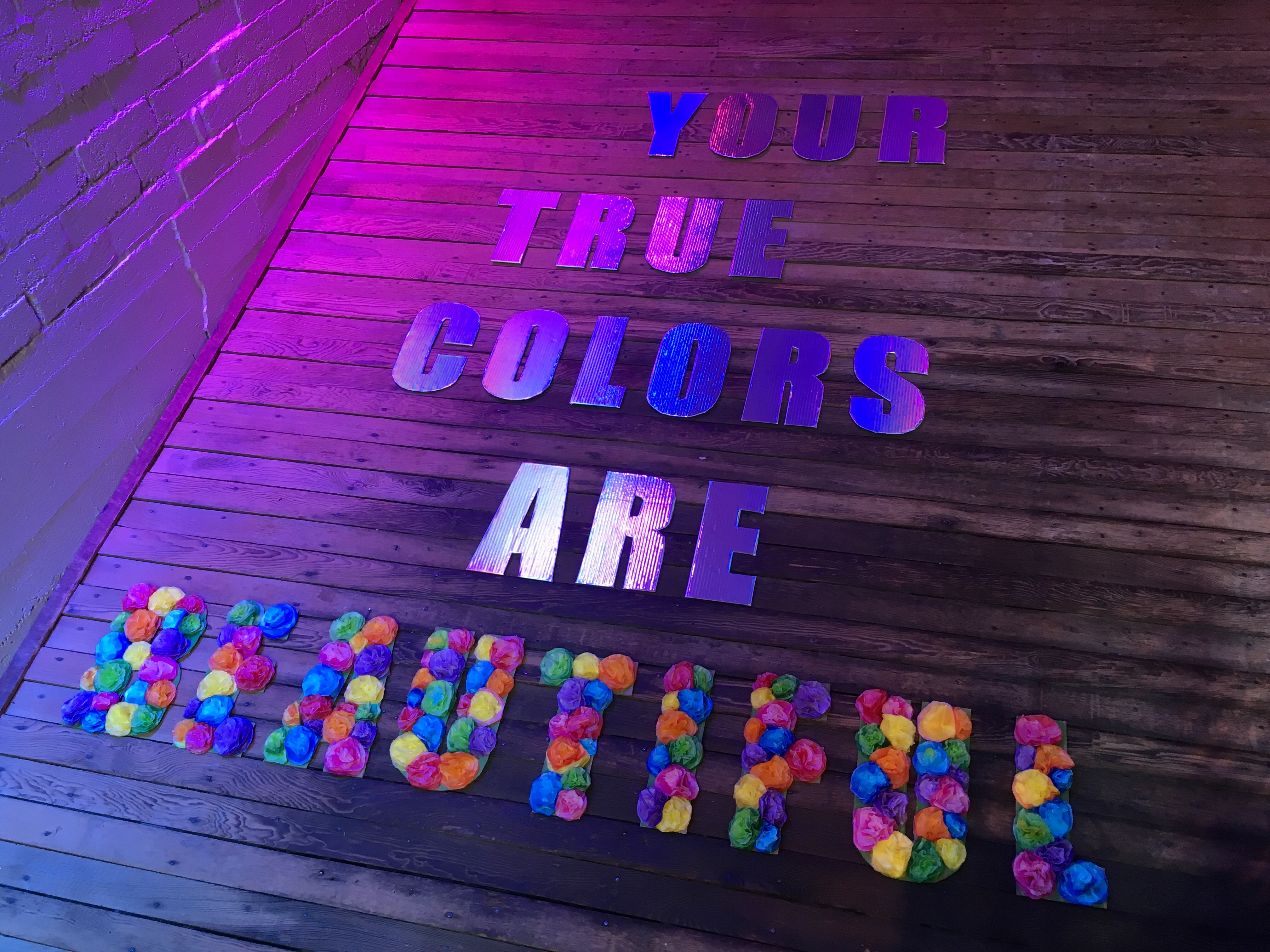 True Colors, Art Installation, May 2018. Gia Valente